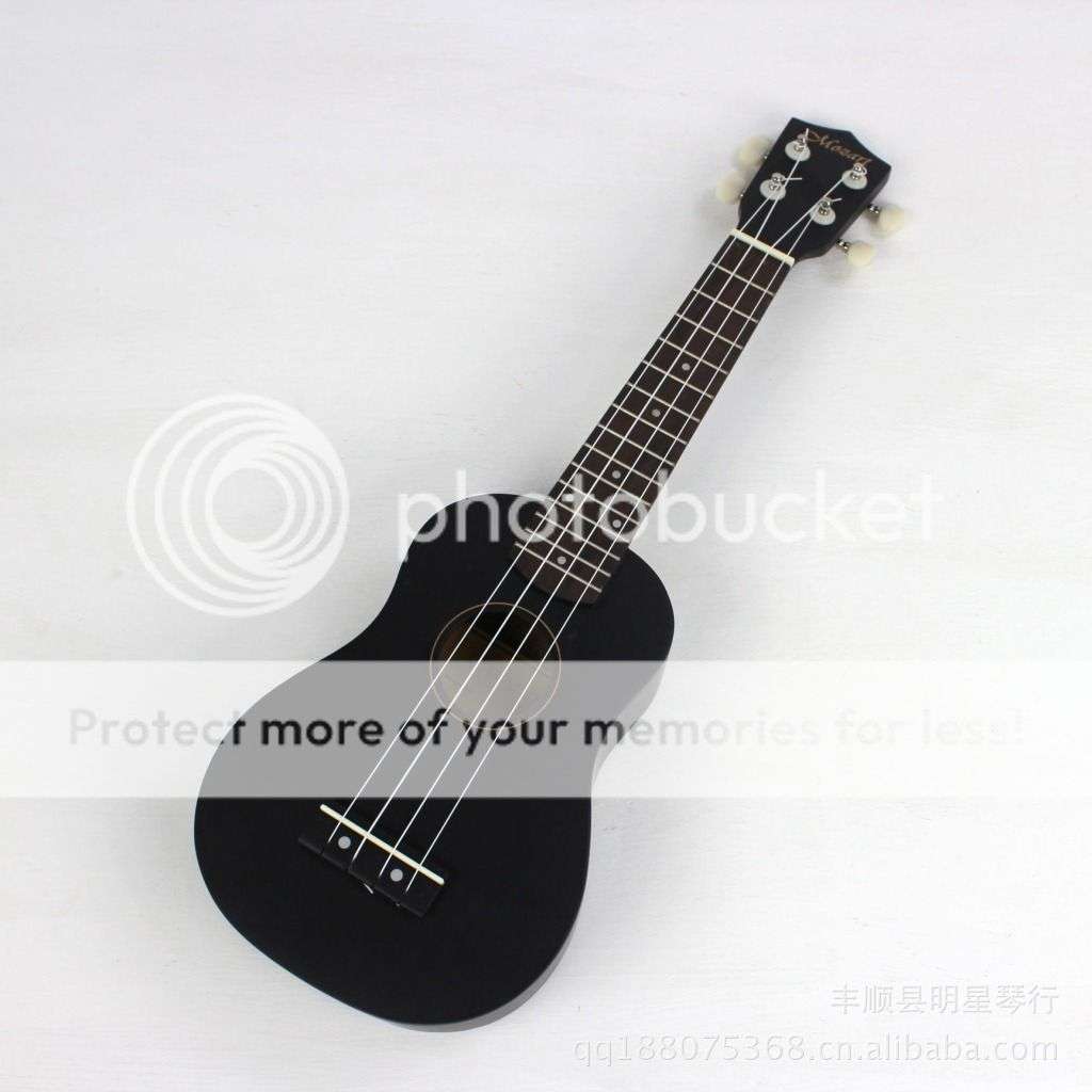*LOCAL STOCK* Professional Acoustic Soprano Ukulele Musical Instrument ~ Black
