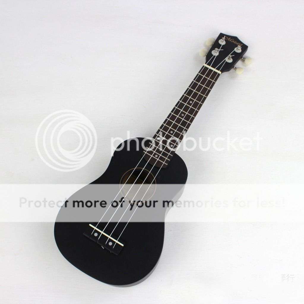 -LOCAL STOCK- Soprano Ukulele with Bag - Black