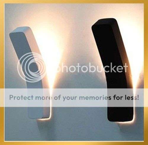 ONE SET ( 2 UNITS ) Modern Platone Wall Lamp Sconces Ceiling Lamp Light Fixture Lighting ~ BLACK
