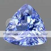 0.90ct- STUNNING Trillion Violet Blue TANZANITE