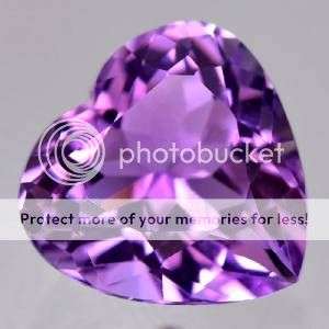 2.41ct- STUNNING Purple AMETHYST HEART