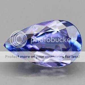 0.95Ct  BEAUTIFUL LUSTER NATURAL PEAR CUT TANZANITE