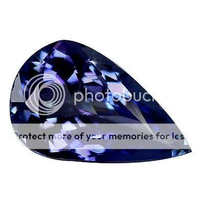 1.42Ct STUNNING LUSTER PEAR SHAPED NATURAL TANZANITE