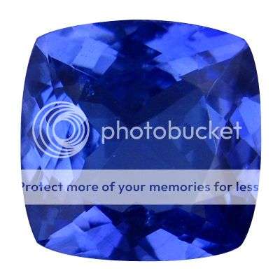 1.46Ct IF~AAA TOP LUSTER NATURAL SQUARE CUSHION TANZANITE