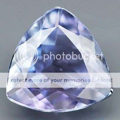 1.46ct- FLAWLESS Trillion Violet Blue TANZANITE
