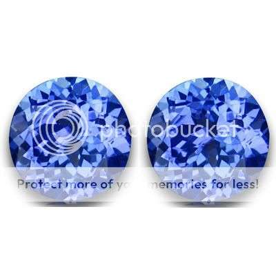 1.84Ct IF~AA~ PERFECT EARRING PAIR NATURAL TANZANITE