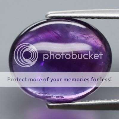 6.39ct CHARMING Oval Cabochon Purple AMETHYST
