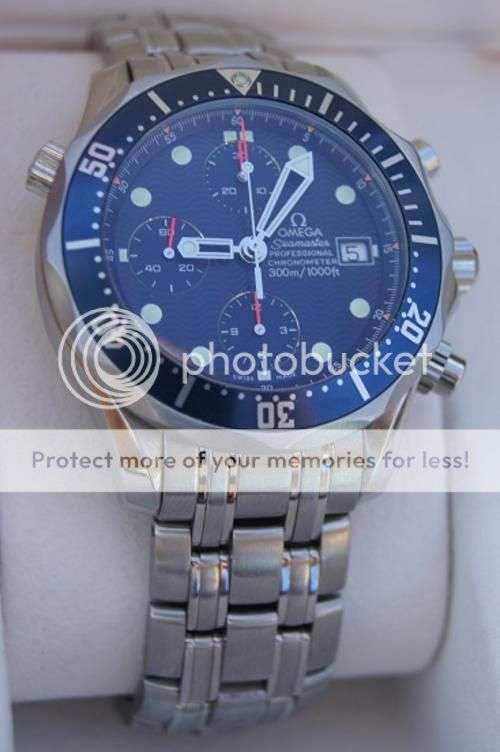 OMEGA SEAMASTER AUTOMATIC CHRONOGRAPH MINT 1 YEAR OLD IDEA