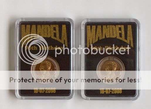 2008 MANDELA COIN IN SPECIAL HOLDER
