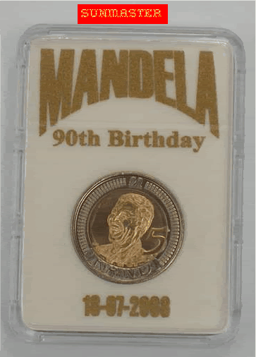 2008 MANDELA COIN IN SPECIAL HOLDER