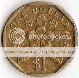 *** 1997 1$ coin FROM SINGAPURA***