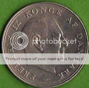 1963 DENMARK 1 Krone Nice Coin !!!                         SUN212