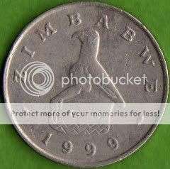 1999 ZIMBABWE 10c COIN                         SUN232