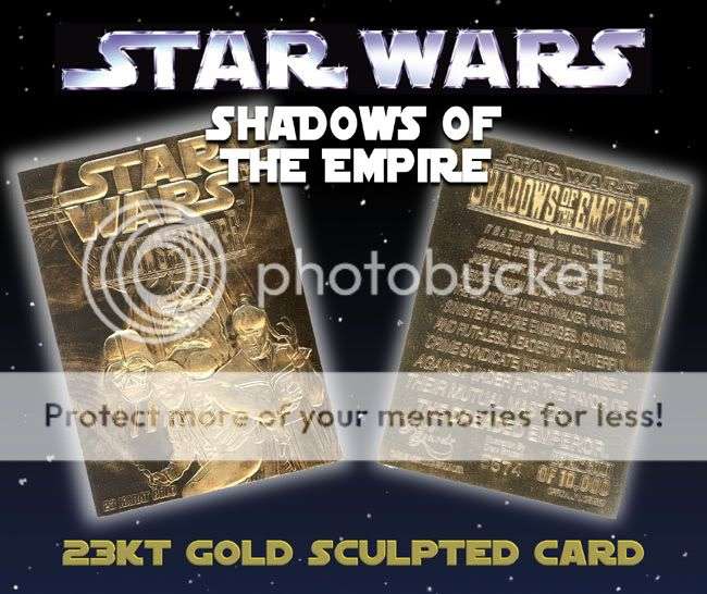 STAR WARS Shadows of the Empire 23K GOLD CARD
