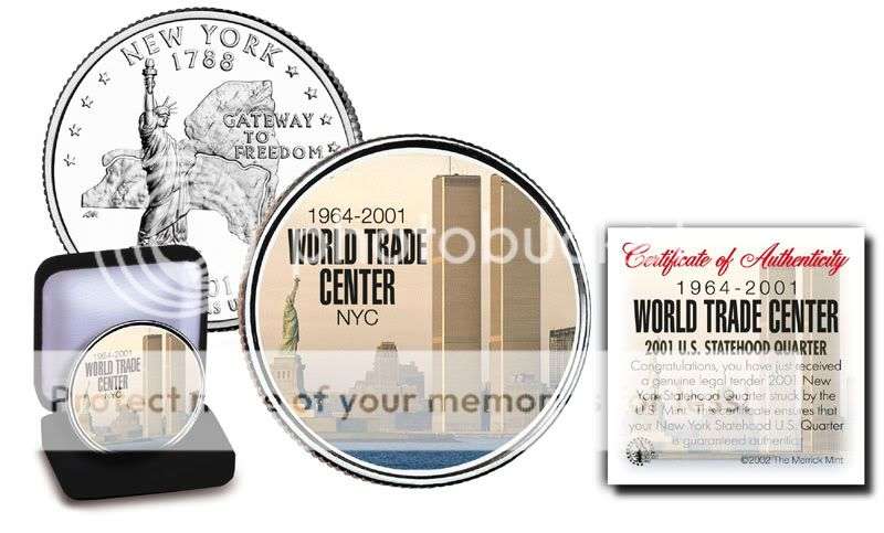 WTC 9/11 NY U.S. MINT STATE QUARTER *Blowout Price *