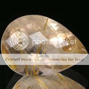 GORGEOUS ! 9.46Ct Natural White with Golden needles Rutile Quartz   - A must have !