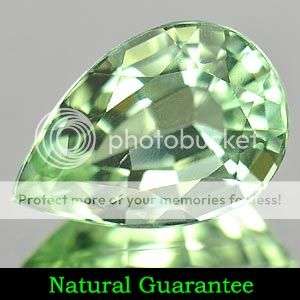 Gorgeous 6.57ct  Pear Cut Green Amethyst  - A must have !