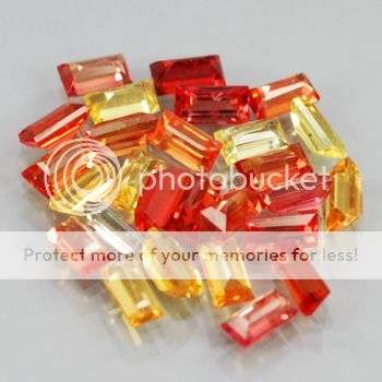 2.23 Cts(27Pc) Natural Baguette Cut Fancy Colour Lot- STUNNING