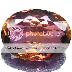 Magical  10.84ct Purple & Golden  Oval Cut Ametrine - Exact Pics!!