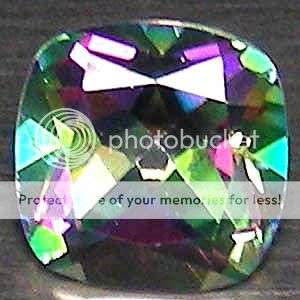GORGEOUS! 3.88ct  Cushion Cut Natural Mystic Topaz  - Exact Pictures!