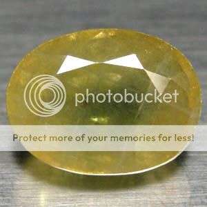 6.10 Cts.  Natural Yellow Green Sapphire - Don't let this gem get away!