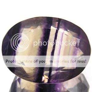 GORGEOUS! 45.45Ct  Natural Purple and Yellow Oval Cut  Fluorite  - A must have !