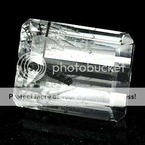 7.99Cts  White with Black needles Rutile Quartz- A must have !