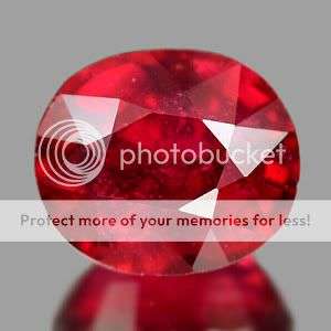 Stunning**2.70Ct.**100% Natural Oval Cut Blood Red Ruby Gemstone  - Exact Photos!