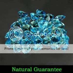 AAA 2.31Cts (20 Pcs) Trillion Cut Natural Swiss Blue Topaz Gemstone Lot - Winner Receives all 20 Pcs