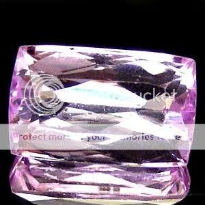 RARE 6.25ct Cushion Cut Natural Unheated Pink KUNZITE Gemstone from Afghanistan