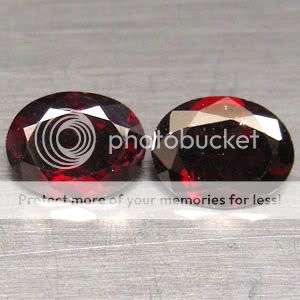 Superb 4.56Ct. NATURAL VIOLET RED RHODOLITE GARNET PAIR- Exact Photos Of Gems!