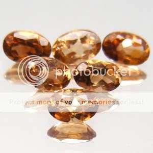 Stunning! 4.71Cts (9pcs)Imperial Brown Topaz Gem Lot -100% earth mined