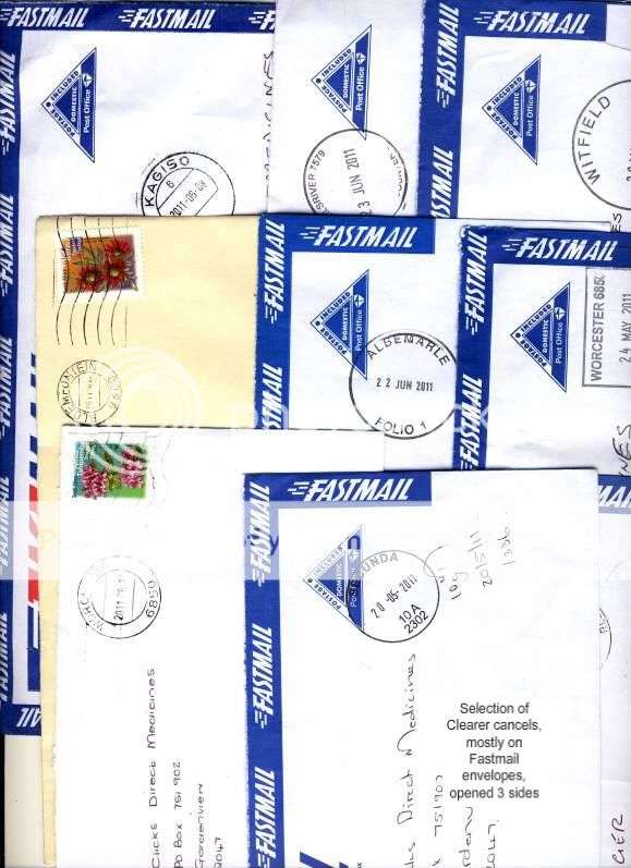 RSA Modern cancellations lot x10