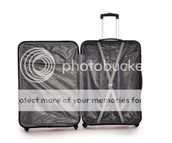 3 Piece ABS Trolley Luggage Bag Set