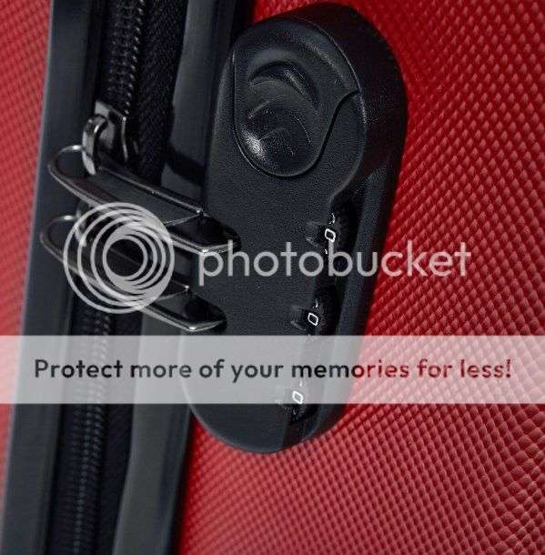 3 Piece ABS Trolley Luggage Bag Set