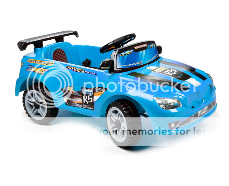 Battery Powered Ride-on Race Car