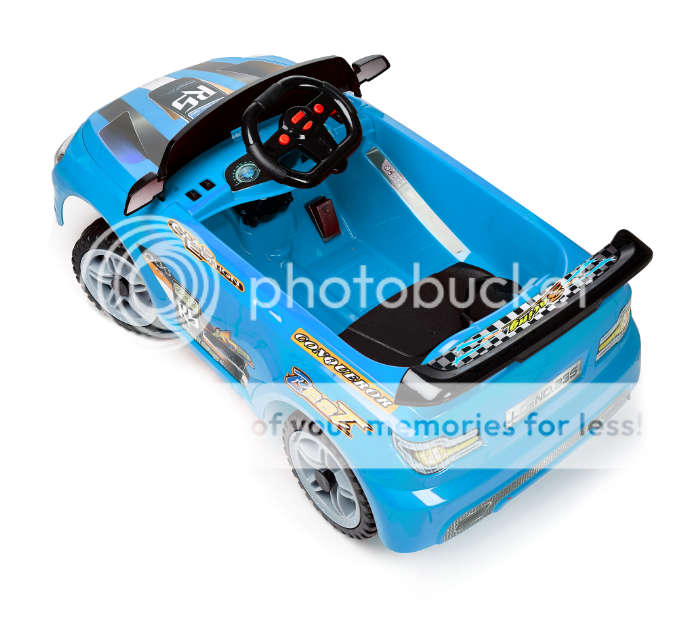 Battery Powered Ride-on Race Car