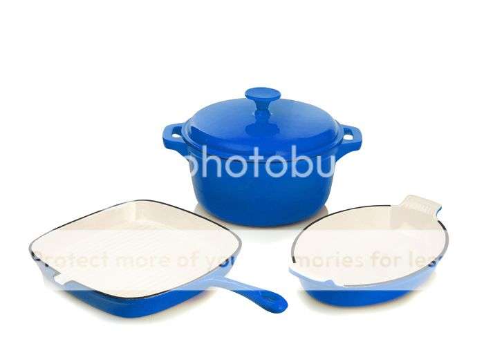 Rystel Four Piece Cast Iron Cookware Set