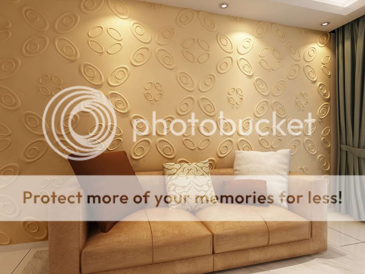 Paintable 3D Wall Panel Tiles (Curl- upwards)