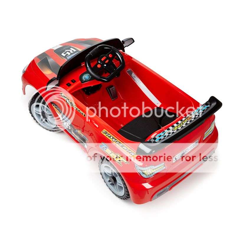 Battery Powered Ride-on Race Car