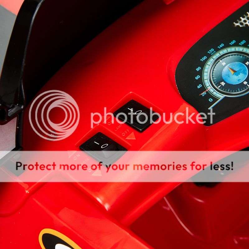 Battery Powered Ride-on Race Car