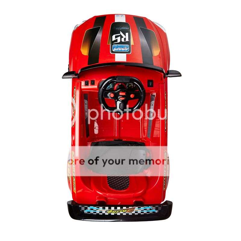 Battery Powered Ride-on Race Car