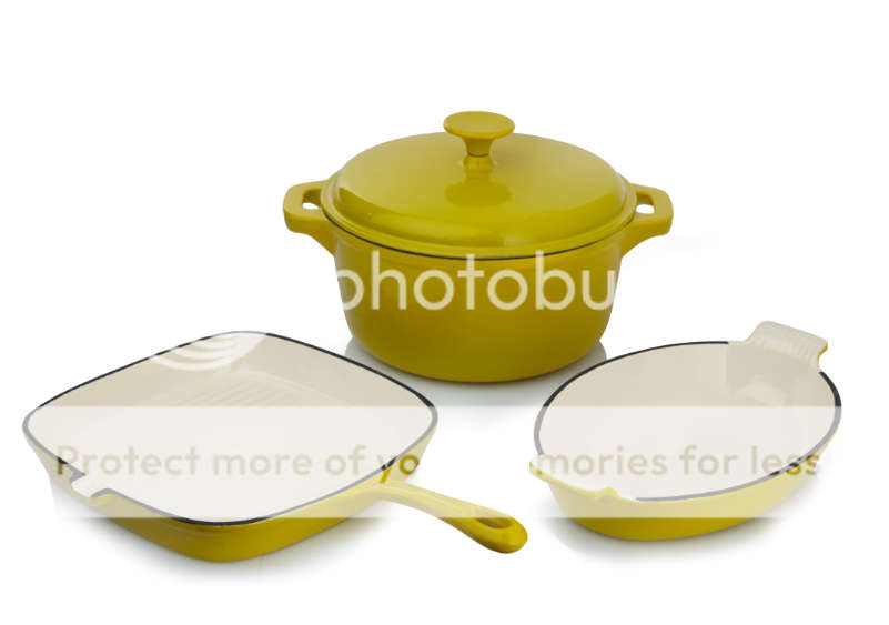 Rystel Four Piece Cast Iron Cookware Set