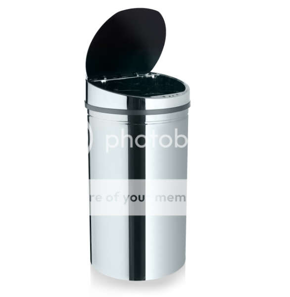 Nevenoe 42L Stainless Steel Auto Sensor Kitchen Dust Bin