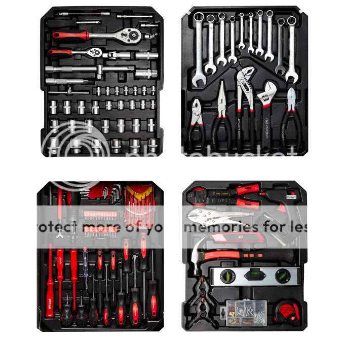 Swiss Kraft 488 Piece Combination Wrench Tool Box