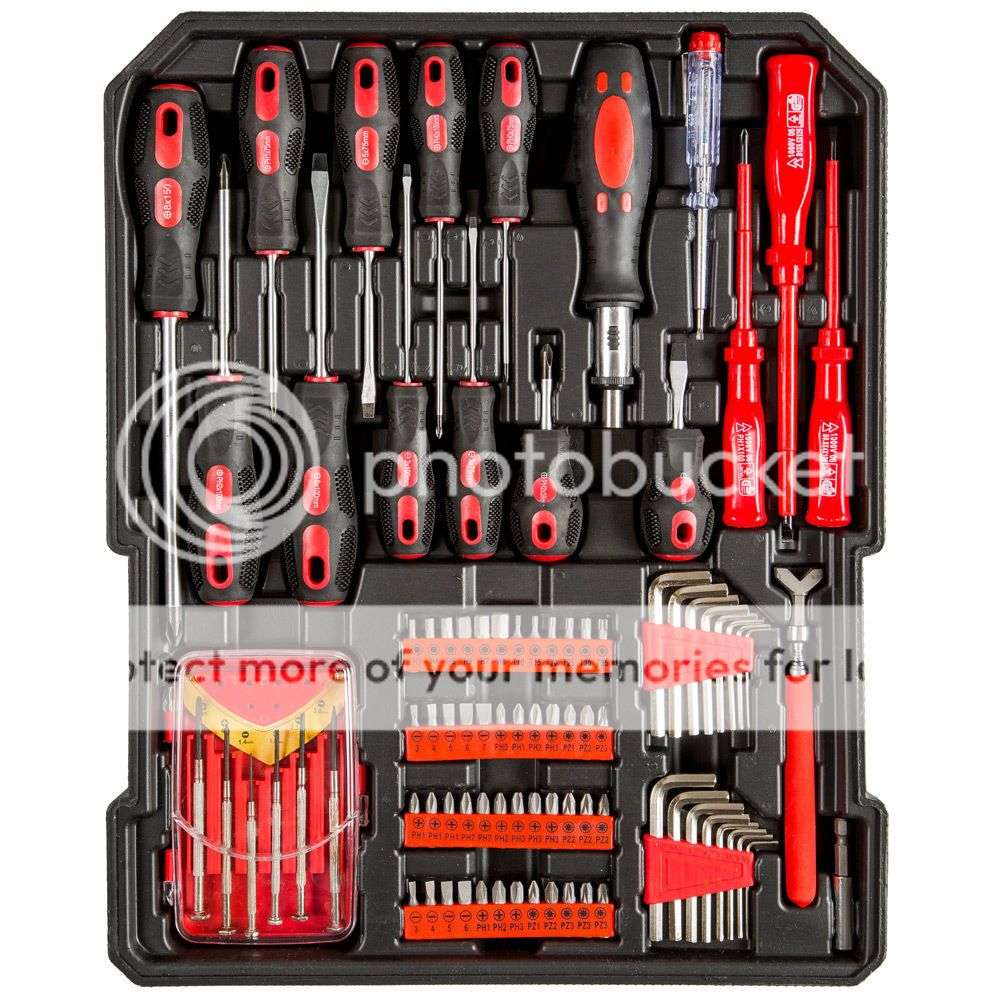 Swiss Kraft 488 Piece Combination Wrench Tool Box