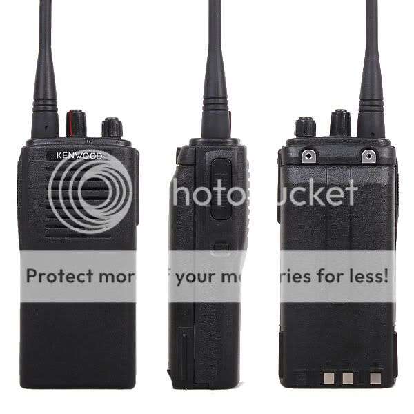 Kenwood TK-3107 16CH UHF Rechargeable 2 Way Radio Walkie Talkie Transceiver