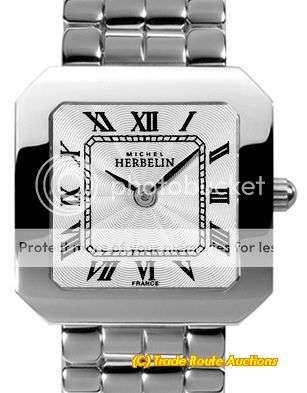 MICHEL HERBELIN Womens Gold Plated Pebble Link Bracelet Watch 17183/B08 *** R 8,000-00 ***