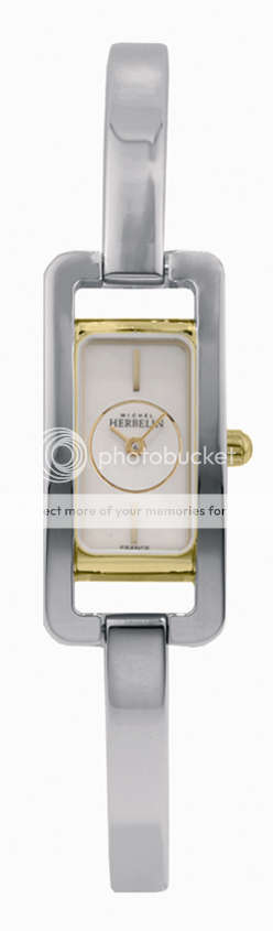 MICHEL HERBELIN WOMEN'S 2 TONE BANGLE WATCH - 1057-BT19 *** R 8,000-00 *** 2013 SPECIALS