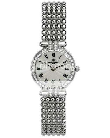 MICHEL HERBELIN Womens S/Steel Pebble Link Stones dial Bracelet Watch 16863/38XB08 ** R 12,000-00 **